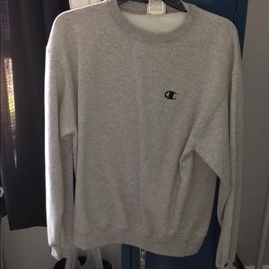 Gray champion sweatshirt